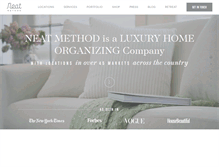Tablet Screenshot of neatmethod.com